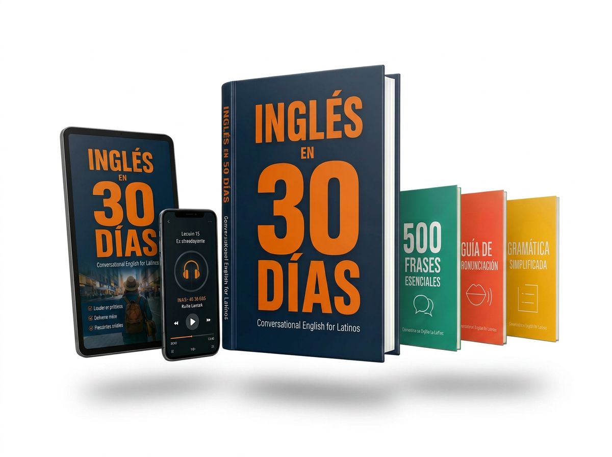 Libro Inglés en 30 Días con 5 bonos digitales